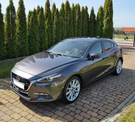 warmińsko-mazurskie Mazda 3 cena 77500 przebieg: 58100, rok produkcji 2018 z Rabka-Zdrój